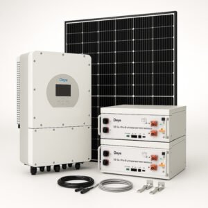 Домашня сонячна станція 12 кВт 3-фазна Deye під ключ