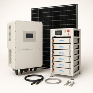 Домашня сонячна станція 30 кВт 3-фазна Deye під ключ
