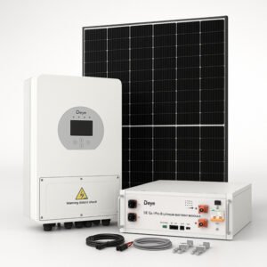Домашня сонячна станція 6 кВт 1-фазна Deye під ключ