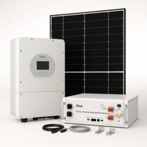 Домашня сонячна станція 8 кВт 3-фазна Deye під ключ